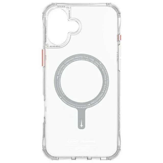 Чохол Skinarma Saido для iPhone 16 Clear with MagSafe (SK-2024IP61-SDOMS-CLR)