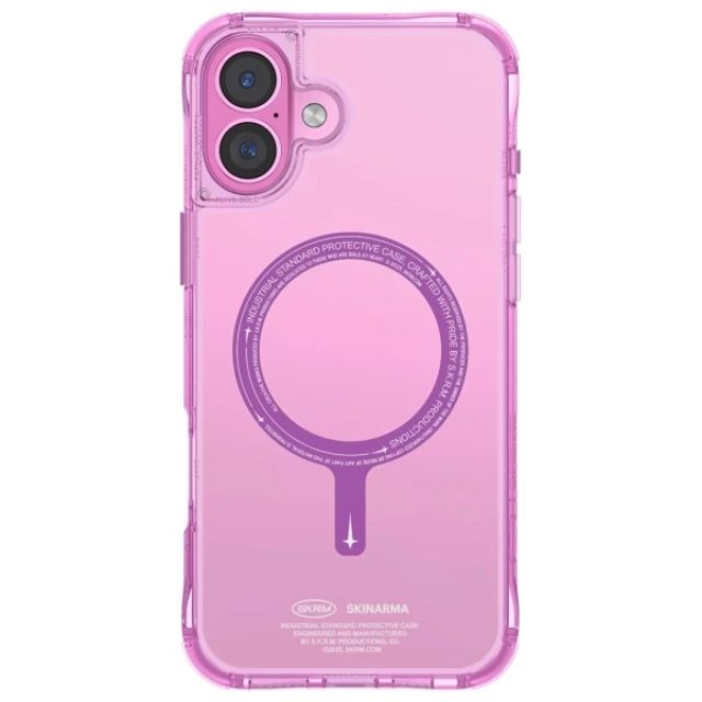 Чохол Skinarma Saido для iPhone 16 Pink with MagSafe (SK-2024IP61-SDOMS-PNK)