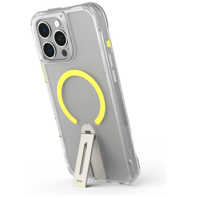 Чохол Skinarma Helix для iPhone 16 Pro Magnetic Charging 360 Rotating Stand Clear (SK-IP16PRO-HELIX-CLR)