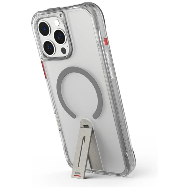 Чохол Skinarma Helix для iPhone 16 Pro Max Magnetic Charging 360 Rotating Stand Titanium (SK-IP16PM-HELIX-TIT)