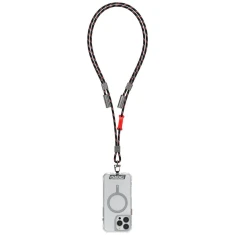 Універсальний шнурок для телефону з кабелем 2в1 Skinarma Dyno Ve USB-C/USB-C Black (SK-DYVE-CBLCC-BLK)