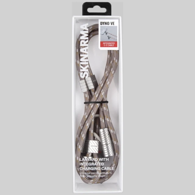 Універсальний шнурок Skinarma Dyno Ve USB-C/USB-C Beige (SK-DYVE-CBLCC-BGE)
