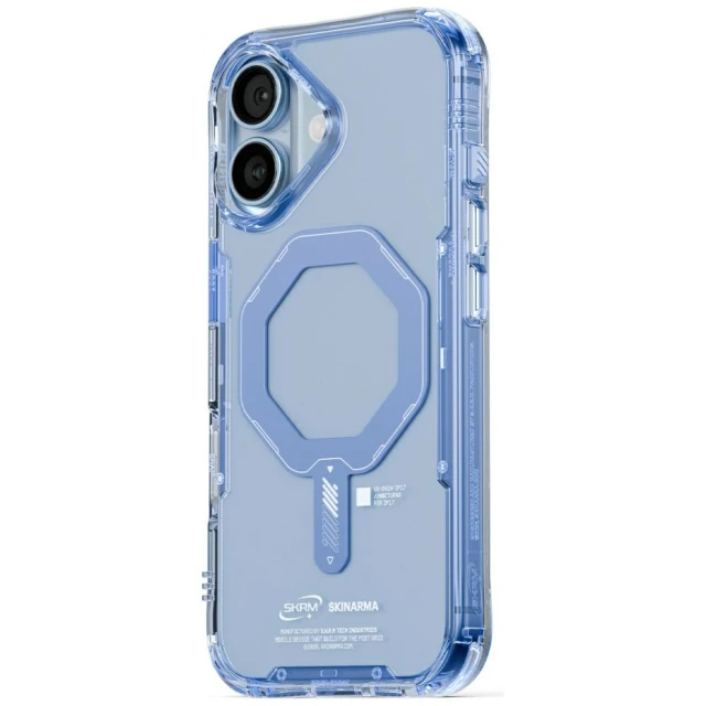 Чохол Skinarma Saido для iPhone 17 Sky Blue with MagSafe (SK-2025IP6.3-SDOMS-SBL)