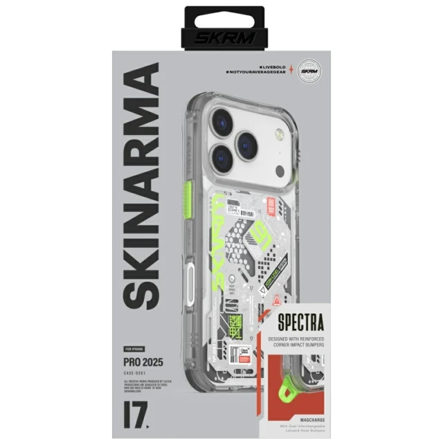 Чохол Skinarma Spectra для iPhone 17 Pro Clear with MagSafe (SK-2025IPP6.3-SPTR-CLR)