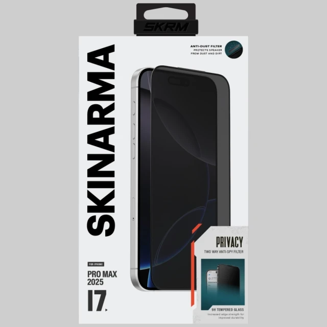 Захисне скло Skinarma Privacy для iPhone 17 Pro Max Privacy (SK-2025IPP6.9-PRIVACY)