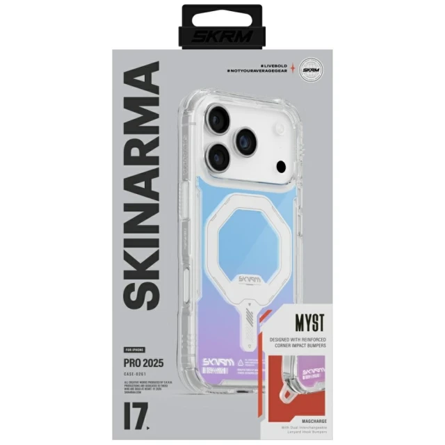 Чохол Skinarma Myst для iPhone 17 Pro Hologram with MagSafe (SK-2025IPP6.3-MYST-HOL)
