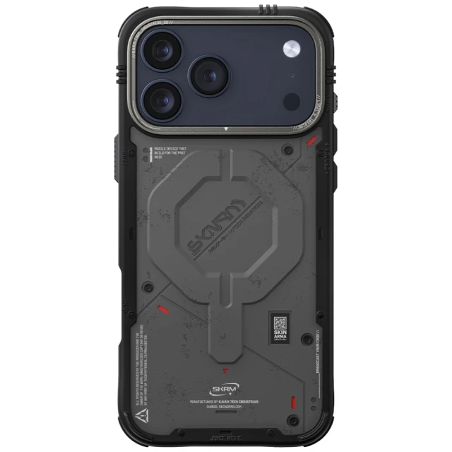 Чохол Skinarma Vigor для iPhone 17 Pro Max Graphite with MagSafe (SK-2025IPP6.9-VGR-CHAR)