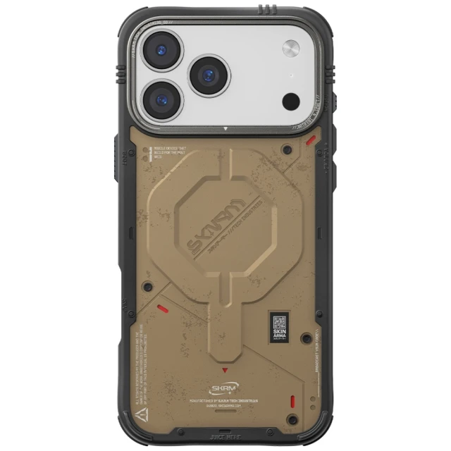 Чохол Skinarma Vigor для iPhone 17 Pro Max Stone with MagSafe (SK-2025IPP6.9-VGR-STN)
