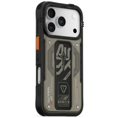 Чехол Skinarma Aegis для iPhone 17 Pro Gray with MagSafe (SK-2025IPP6.3-AEGIS-GRY)