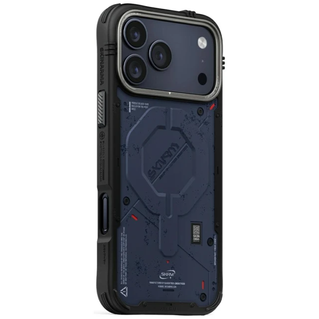Чохол Skinarma Vigor для iPhone 17 Pro Max Blue with MagSafe (SK-IP17PM-VGR-BLU)