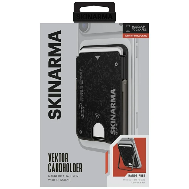 Портмоне Skinarma Vektor Magnetic Smart Kick-Stand Onyx (SK-CARDHLKS-VTORONYX)