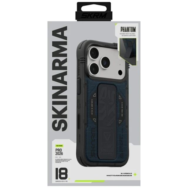 Чохол Skinarma Phantom для iPhone 18 Pro | 17 Pro Blue (SK-2026IPP6.3-PHTM-BLU)