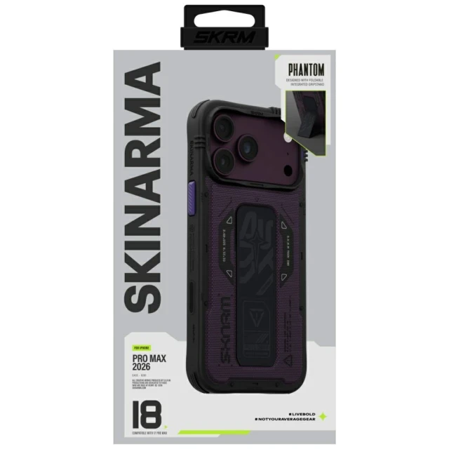 Чохол Skinarma Phantom для iPhone 18 Pro Max | 17 Pro Max Burgundy (SK-2026IPP6.9-PHTM-BUR)