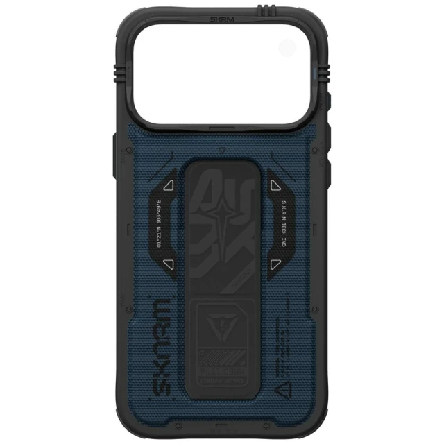 Чохол Skinarma Phantom + Grip Stand для iPhone 18 Pro Max | 17 Pro Max Blue (SK-2026IPP6.9-PHTM-BLU)