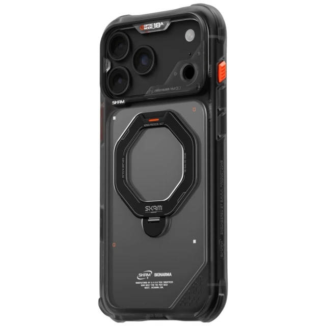 Чохол Skinarma Saturn Rotating Kick Stand для iPhone 18 Pro Max | 17 Pro Max Black (SK-2026IPP6.9-SATURN-BLK)