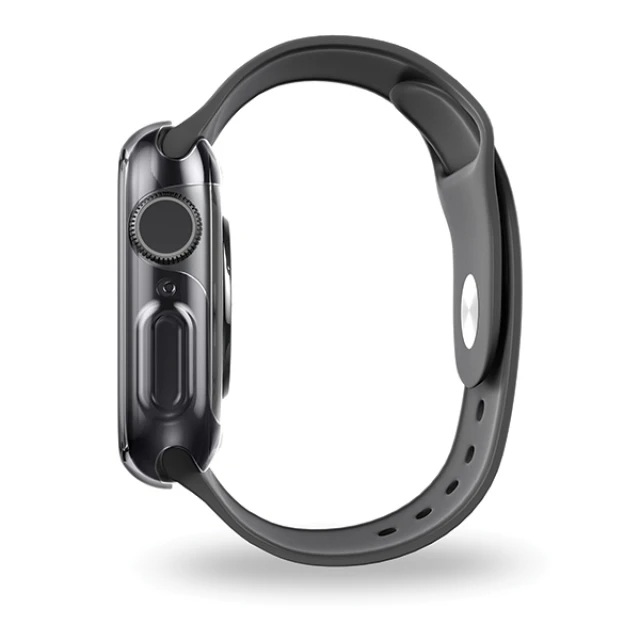 Чохол Uniq Garde для Apple Watch 4 | 5 | 6 | SE 44 mm Smoked Grey (UNIQ-44MM-GARSMK)