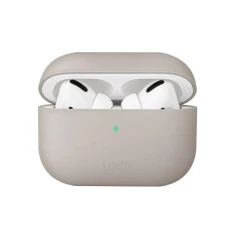 Чохол для навушників Uniq Lino для AirPods Pro Beige Ivory (UNIQ-AIRPODSPRO-LINOBEIGE)