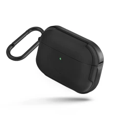 Чохол для навушників Uniq Valencia для AirPods Pro Midnight Black (UNIQ-AIRPODSPRO-VALBLK)