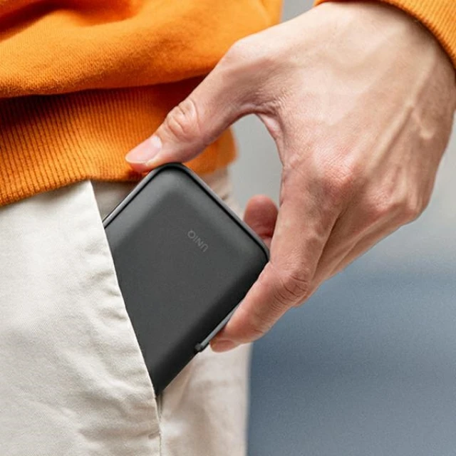 Портативний зарядний пристрій Uniq Hoveo 5000mAh 20W USB-C Charcoal Grey (UNIQ-HOVEO-GREY)