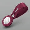 Брелок-підвіска UNIQ Vencer Silicone для AirTag Burgundy (UNIQ-AIRTAG-VENMRN)