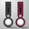 Брелок-підвіска UNIQ Vencer Silicone для AirTag Burgundy (UNIQ-AIRTAG-VENMRN)