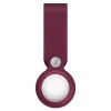 Брелок-підвіска UNIQ Vencer Silicone для AirTag Burgundy (UNIQ-AIRTAG-VENMRN)