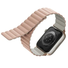 Ремінець Uniq Revix для Apple Watch Ultra 3/2/1 49 mm | Series 9/8/7/6/5/4/SE 45 mm | 44 mm Pink-Beige (UNIQ-45MM-REVPNKBEG)