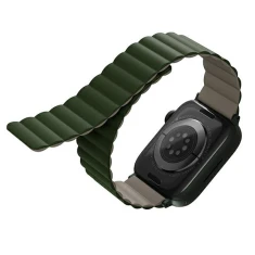 Ремінець Uniq Revix для Apple Watch Ultra 3/2/1 49 mm | Series 9/8/7/6/5/4/SE 45 mm | 44 mm Green-Taupe (UNIQ-45MM-REVGRNTPE)