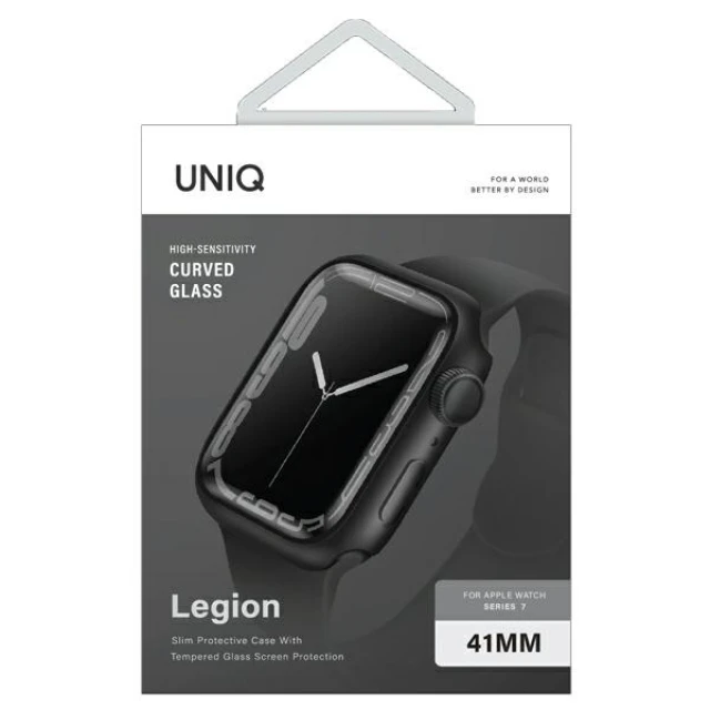 Чохол UNIQ Legion для Apple Watch 41 mm Black (UNIQ-41MM-LEGNBLK)