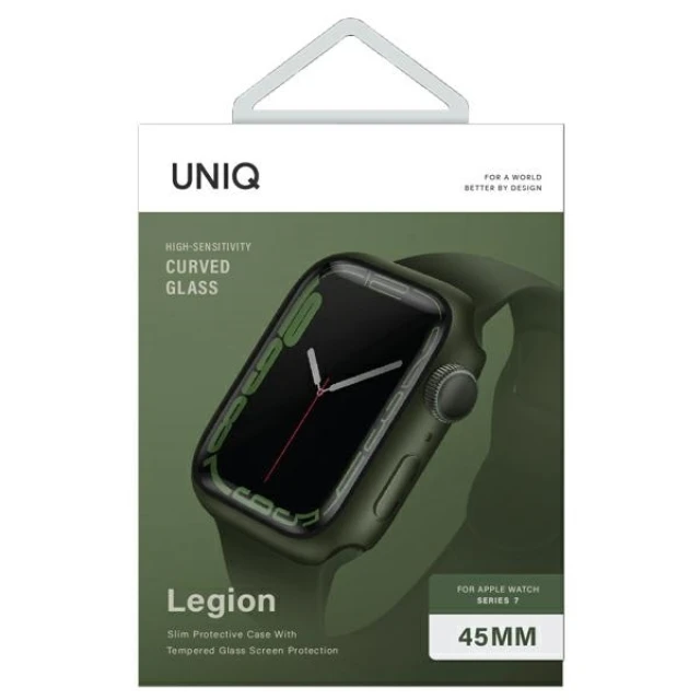 Чохол UNIQ Legion для Apple Watch 45 mm Hunter Green (UNIQ-45MM-LEGNGRN)