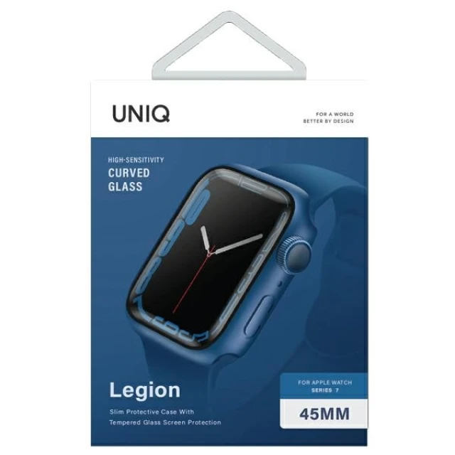 Чохол UNIQ Legion для Apple Watch 45 mm Cobalt Blue (UNIQ-45MM-LEGNBLU)