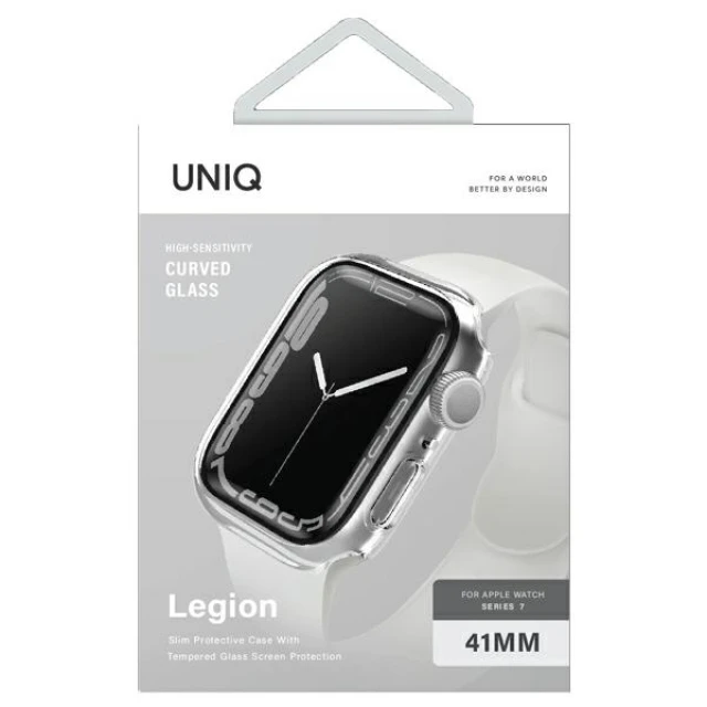 Чохол UNIQ Legion для Apple Watch 41 mm Crystal Clear (UNIQ-41MM-LEGNCLR)
