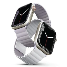 Ремінець Uniq Revix для Apple Watch 42 (10 series) | 41 | 40 | 38 mm Lilac White (UNIQ-41MM-REVLILWHT)