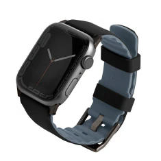 Ремінець Uniq Linus для Apple Watch 42 (10 series) | 41 | 40 | 38 mm Midnight Black (UNIQ-41MM-LINUSBLK)