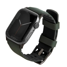 Ремінець Uniq Linus для Apple Watch 49 | 46 | 45 | 44 | 42 mm (1-3 series) Moss Green (UNIQ-45MM-LINUSGRN)