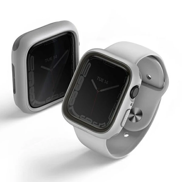 Чохол Uniq Moduo для Apple Watch 4/5/6/7/8/SE 40 | 41 mm Chalk Stone Grey (UNIQ-41MM-MDCHSGRY)