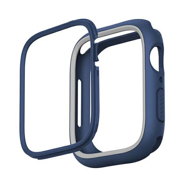Чохол Uniq Moduo для Apple Watch 4/5/6/7/8/SE 44 | 45 mm Blue Grey (UNIQ-45MM-MDBLUGRY)