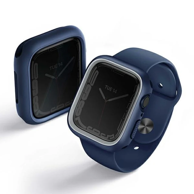 Чохол Uniq Moduo для Apple Watch 4/5/6/7/8/SE 44 | 45 mm Blue Grey (UNIQ-45MM-MDBLUGRY)