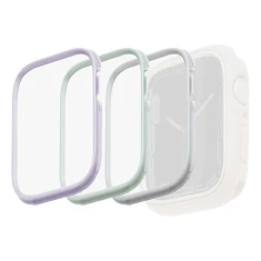 Набір чохлів Uniq 3-in-1 Moduo для Apple Watch 4/5/6/7/8/SE 40 | 41mm Sage | Lilac | White (UNIQ-41MM-3IN1MDBUN)