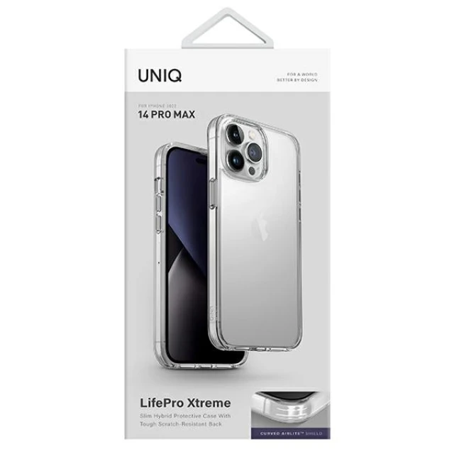 Чохол Uniq LifePro Xtreme для iPhone 14 Pro Max Crystal Clear (UNIQ-IP6.7PM(2022)-LPRXCLR)