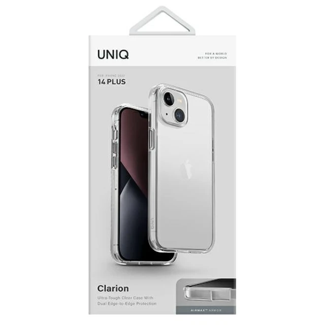 Чохол Uniq Clarion для iPhone 14 Plus Lucent Clear (UNIQ-IP6.7M(2022)-CLRNCLR)