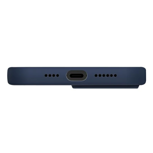 Чохол Uniq Lino для iPhone 14 Plus Marine Blue (UNIQ-IP6.7M(2022)-LINOBLU)