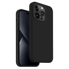 Чехол Uniq Lino для iPhone 14 Pro Max Midnight Black (UNIQ-IP6.7PM(2022)-LINOBLK)