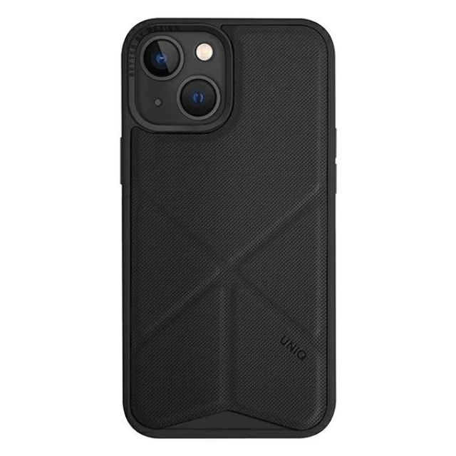 Чехол UNIQ Transforma для iPhone 14 | 13 Ebony Black with MagSafe (UNIQ-IP6.1(2022)-TRSFMBLU)