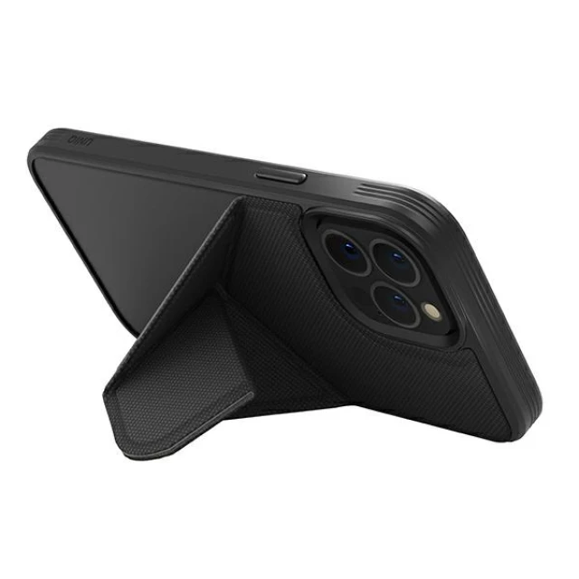 Чехол UNIQ Transforma для iPhone 14 | 13 Ebony Black with MagSafe (UNIQ-IP6.1(2022)-TRSFMBLU)