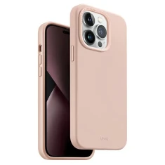 Чехол Uniq Lino Hue для iPhone 14 Pro Blush Pink with MagSafe (UNIQ-IP6.1P(2022)-LINOHMPNK)