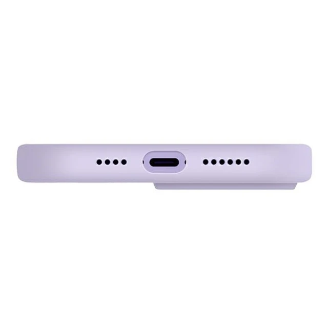 Чохол Uniq Lino для iPhone 14 Plus Lilac Lavender (UNIQ-IP6.7M(2022)-LINOLAV)