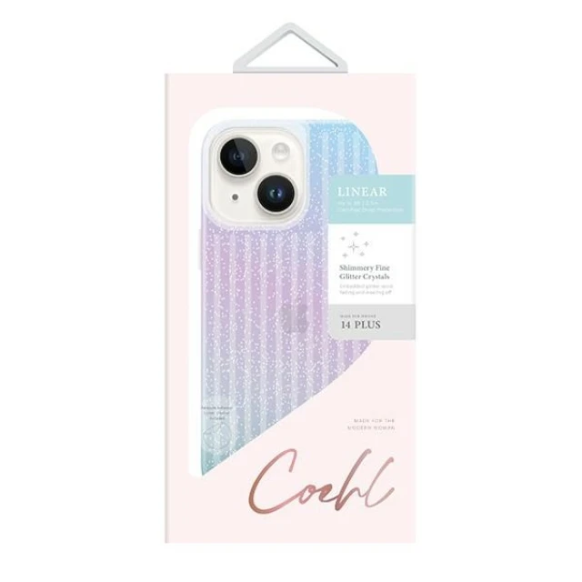 Чохол Uniq Coehl Linear для iPhone 14 Plus Stardust (UNIQ-IP6.7M(2022)-LINSTRD)