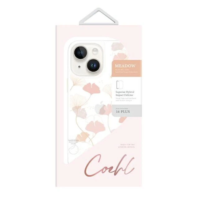 Чохол Uniq Coehl Meadow для iPhone 14 Plus Spring Pink (UNIQ-IP6.7M(2022)-MEASPNK)