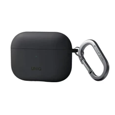 Чехол для наушников Uniq Nexo + Ear Hooks для AirPods Pro 2 Charcoal Grey (UNIQ-AIRPODSPRO2-NEXOGRY)